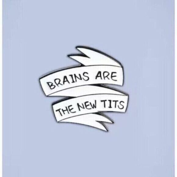 3/20 Brains New Ti*s Enamel Pin - Picture 1 of 1